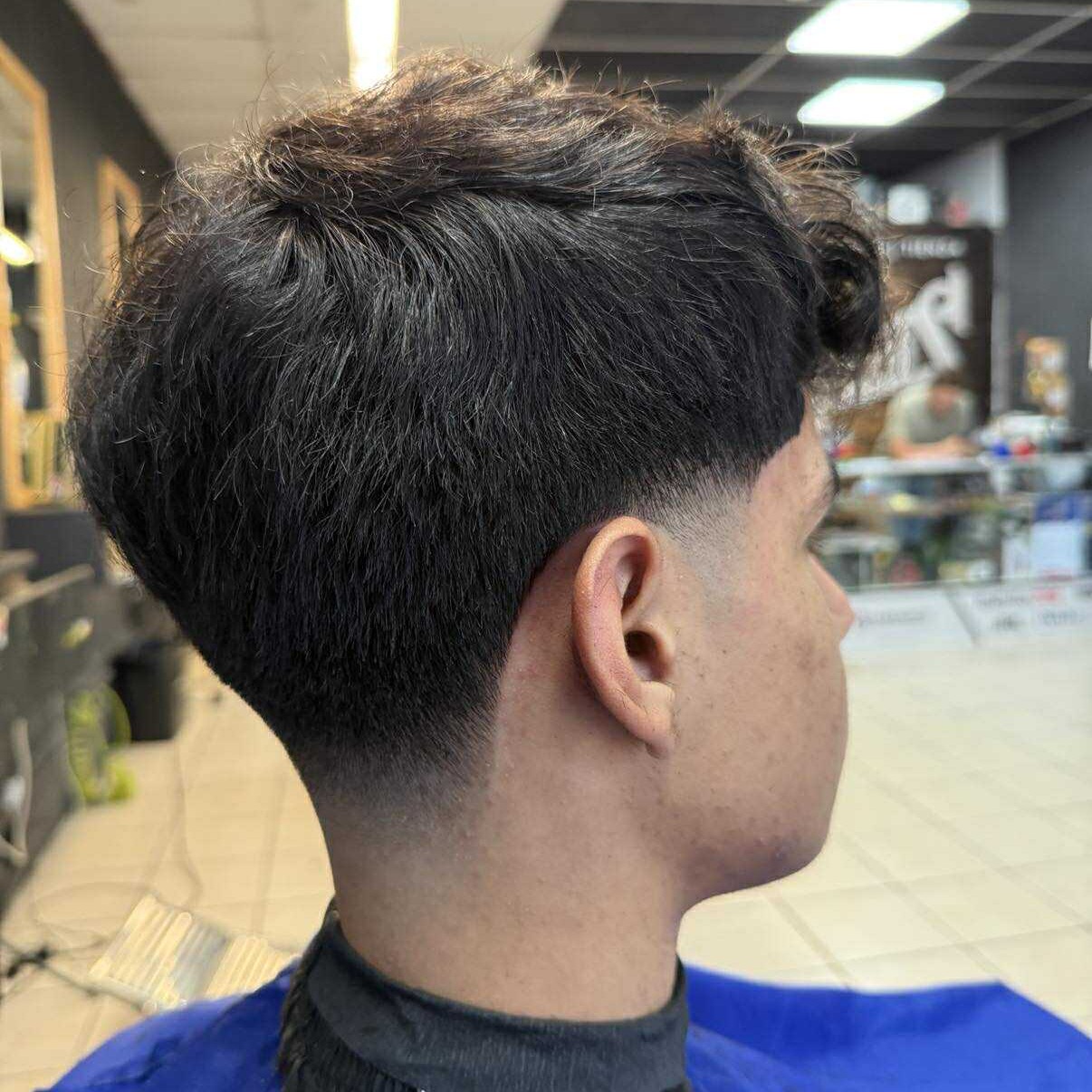 taper fade y textura