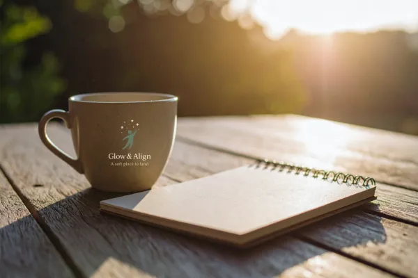 Soft morning light entering a quiet room with an open journal, symbolizing naming the truth about survival patterns and stepping into alignment.