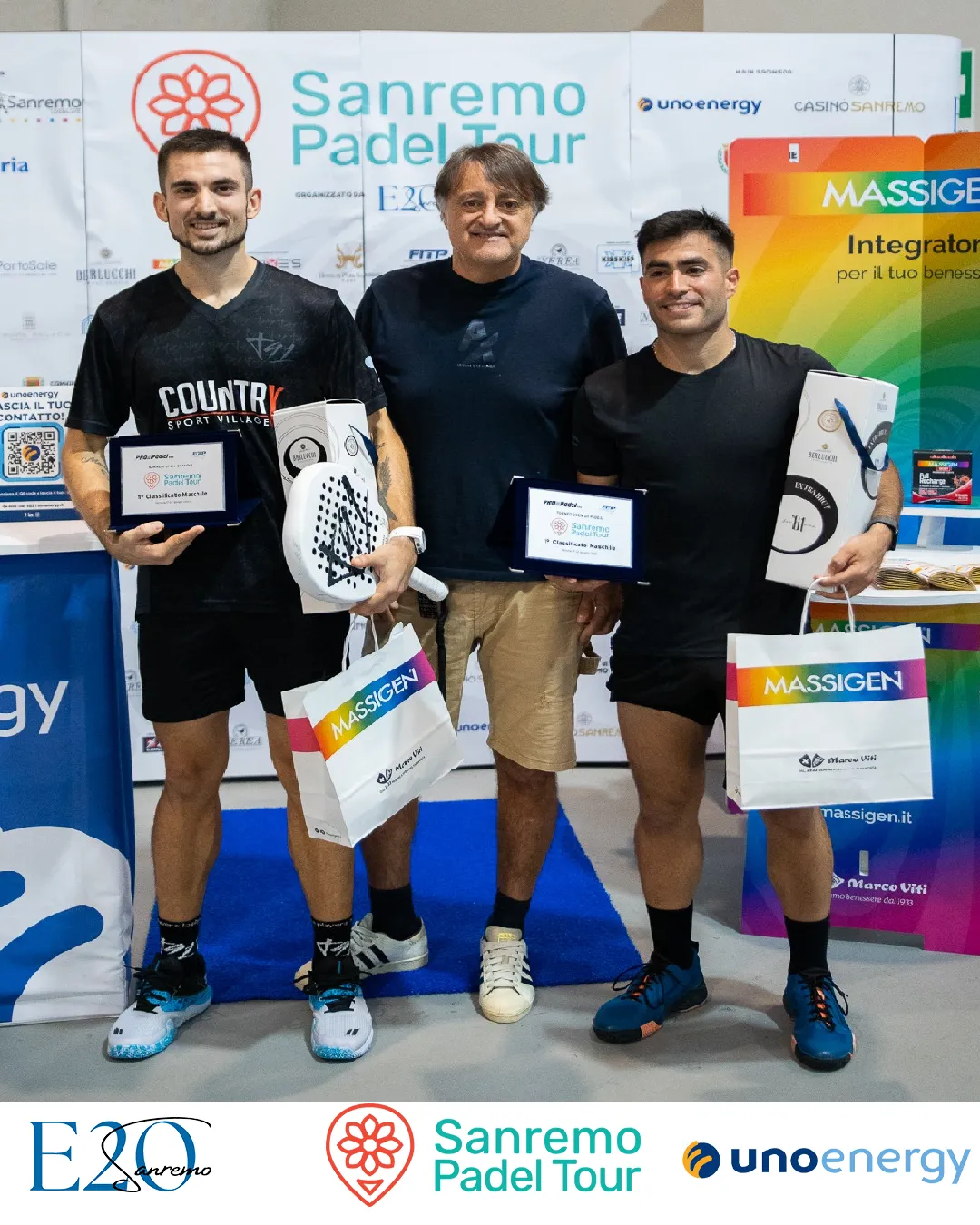 3° Tappa raggiunti i 500 giocatori partecipanti al SanremoPadelTour: i vincitori