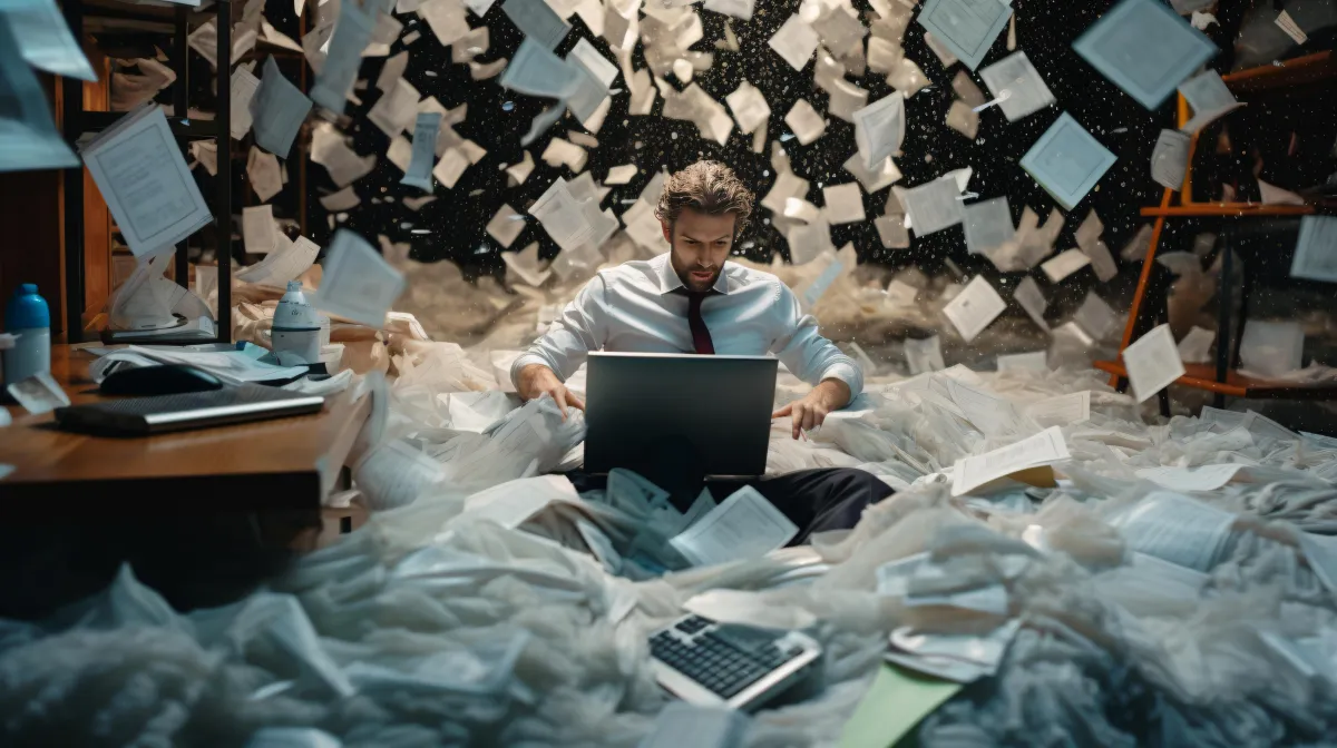 Entrepreneur surchargé de travail