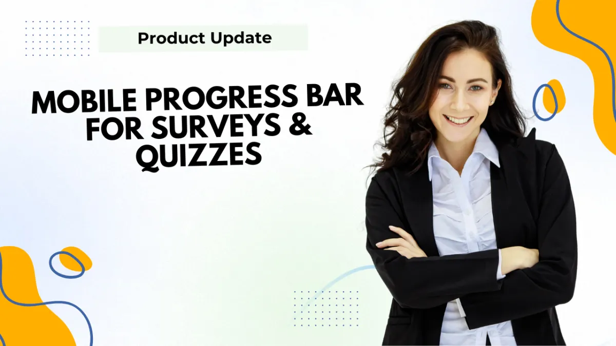 Mobile Progress Bar for Surveys & Quizzes