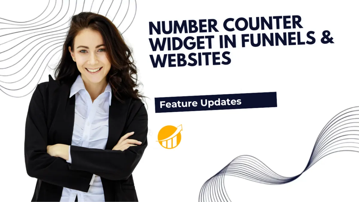 Number Counter Widget in Funnels & Websites