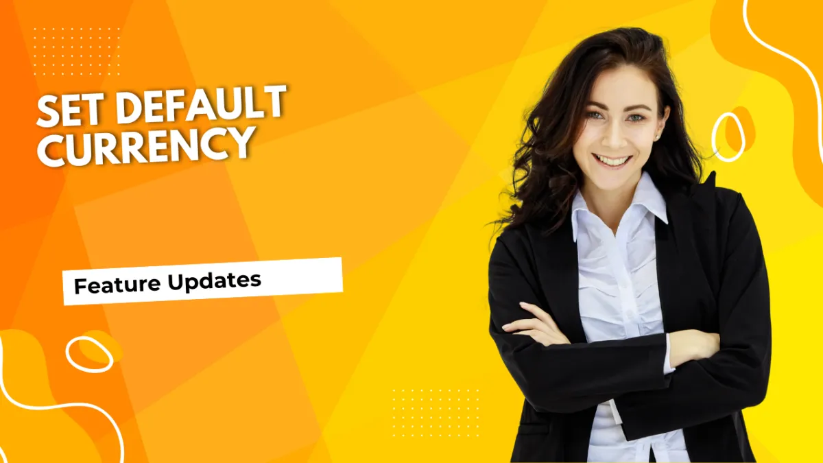 Set Default Currency