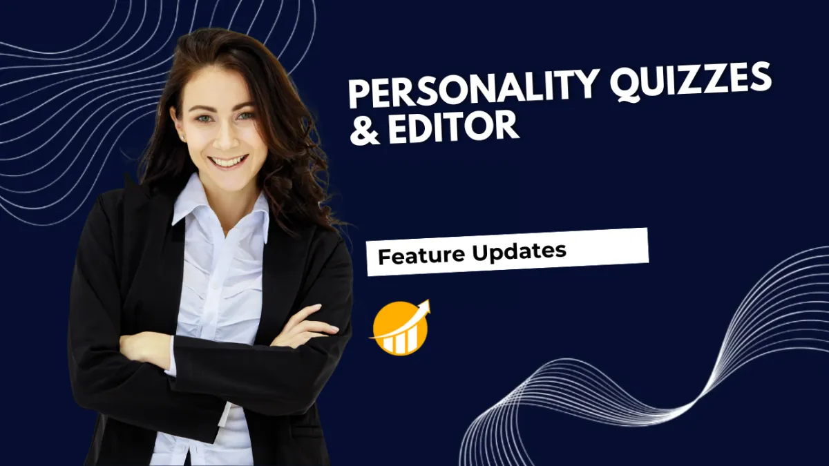 Personality Quizzes & Editor