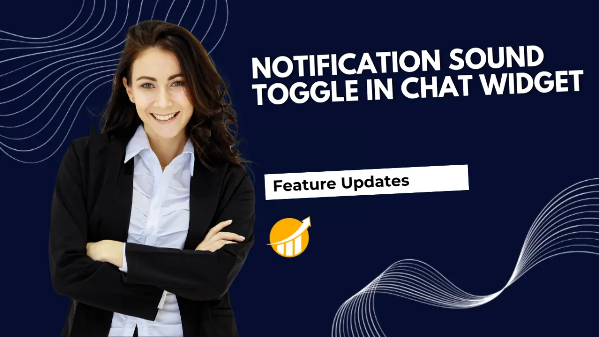 Notification Sound Toggle in Chat Widget