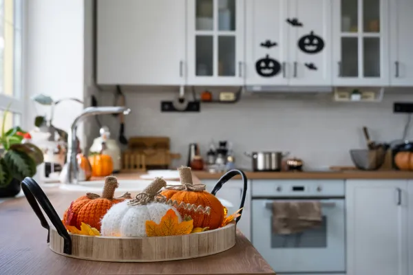 october kitchen pumpkins