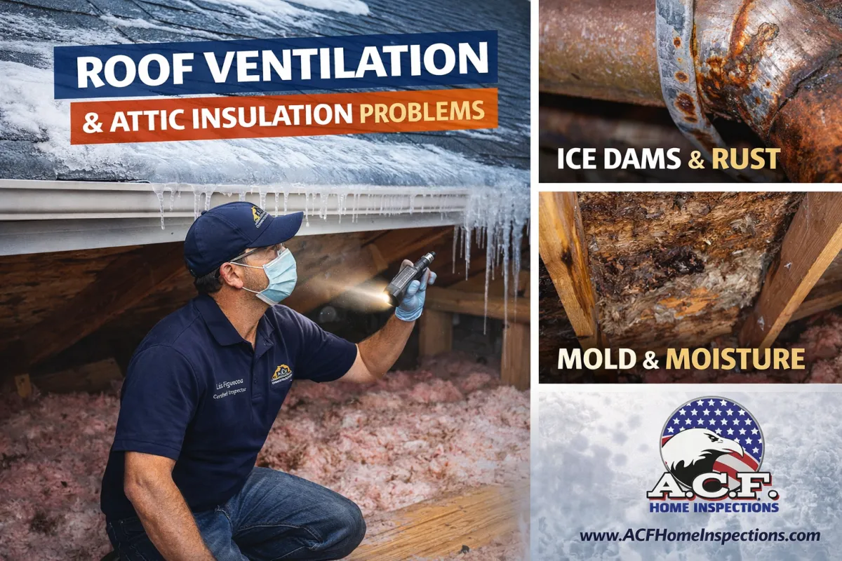Damages Caused By Improper Roof Ventilation and Attic Insulation