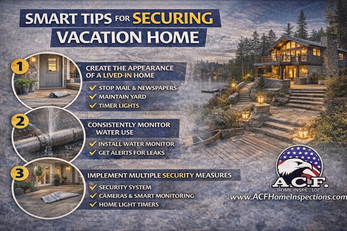 3 Smart Steps to Protect your Vacation Home When you’re Away