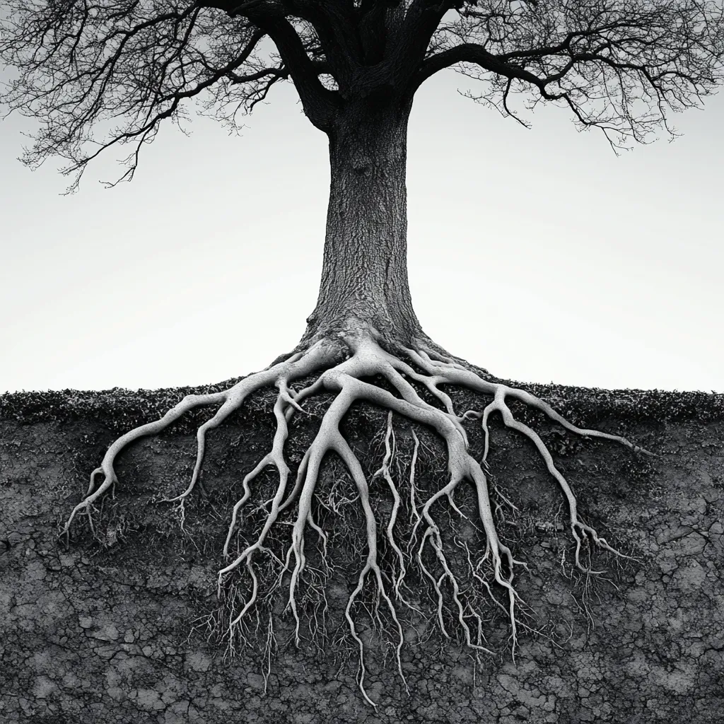Roots of a tree