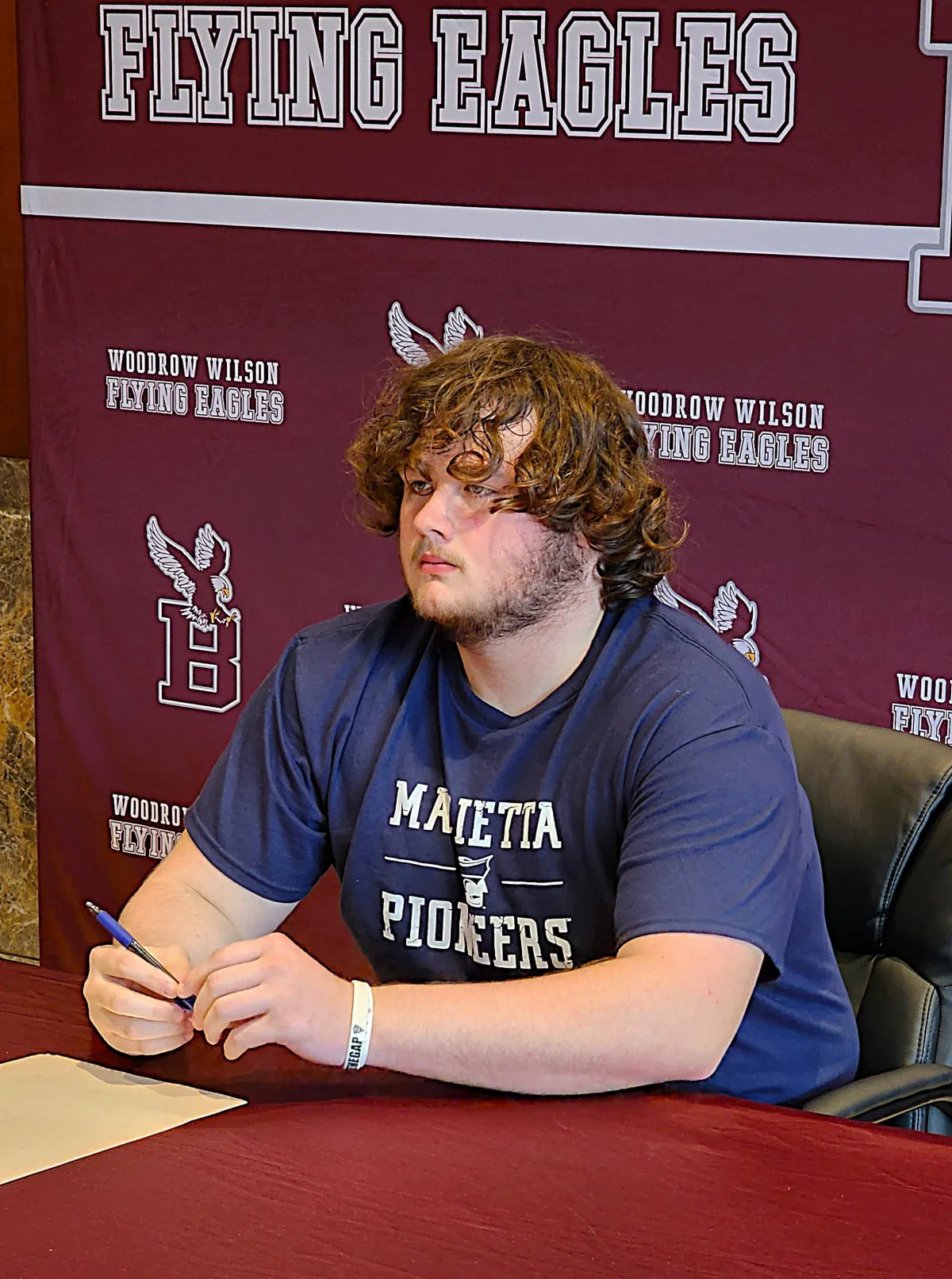 Woodrow Wilson lineman Drake Bowling signs with Marietta College