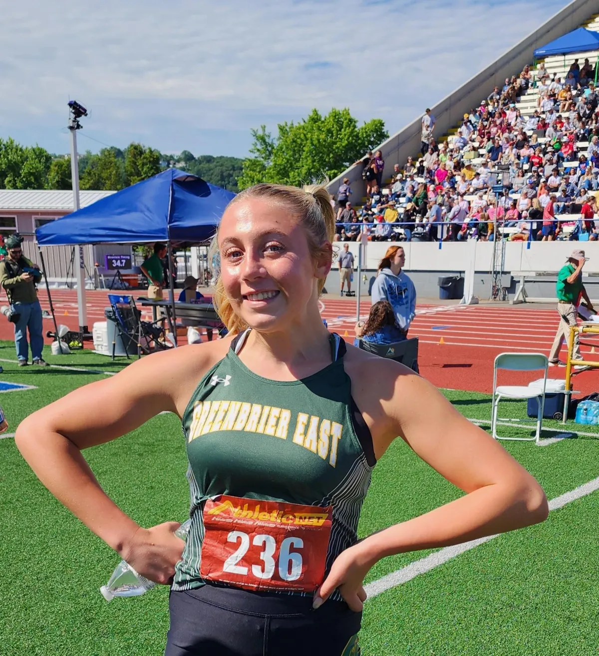 Greenbrier East Girls Run Strong at State Meet