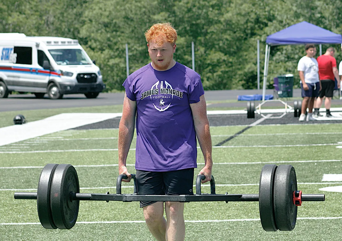 James Monroe has some big shoes to fill on the offensive line