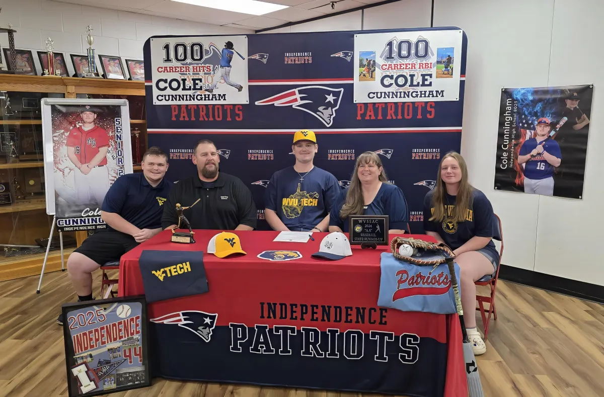Independence All-Stater Cole Cunningham signs with WVU Tech Baseball