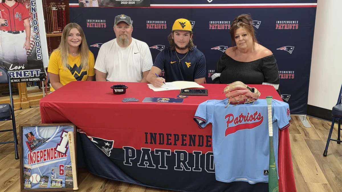 Independence Baseball standout Levi Barnett signs with WVU Tech