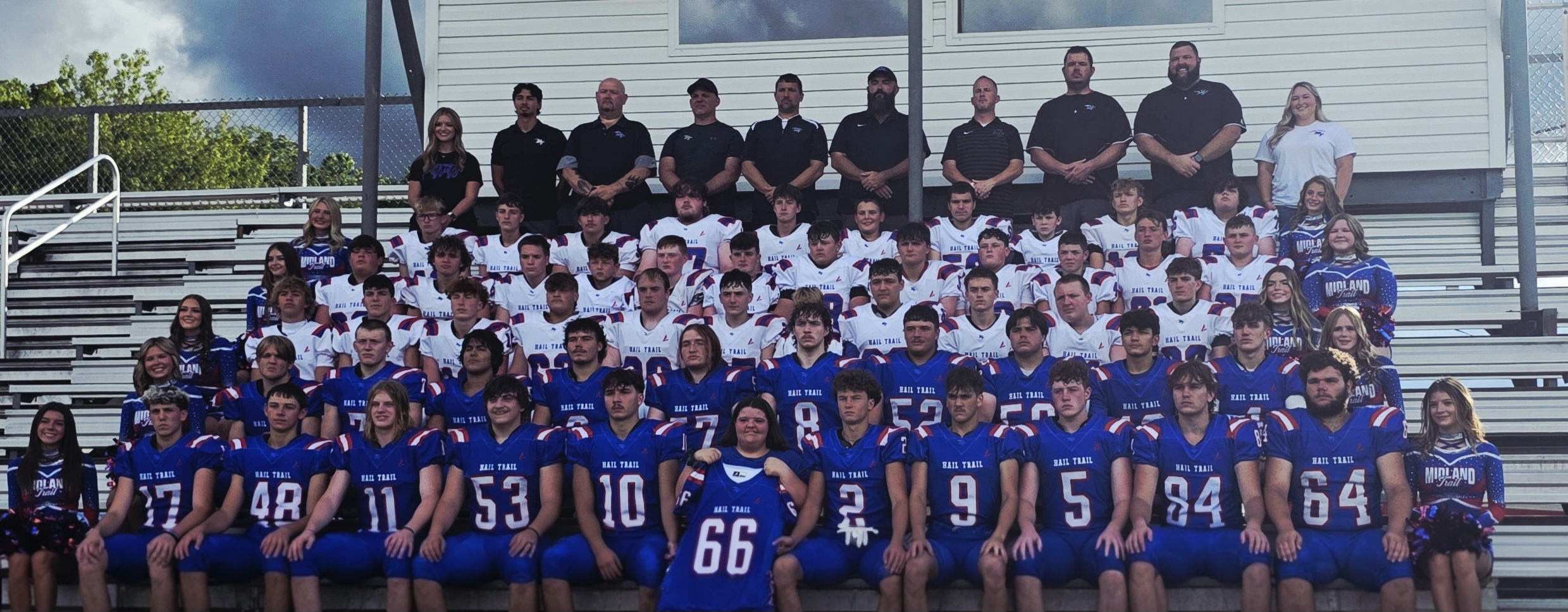 HS Football: Midland Trail honors fallen teammate Damon Mooney with 66-0 win