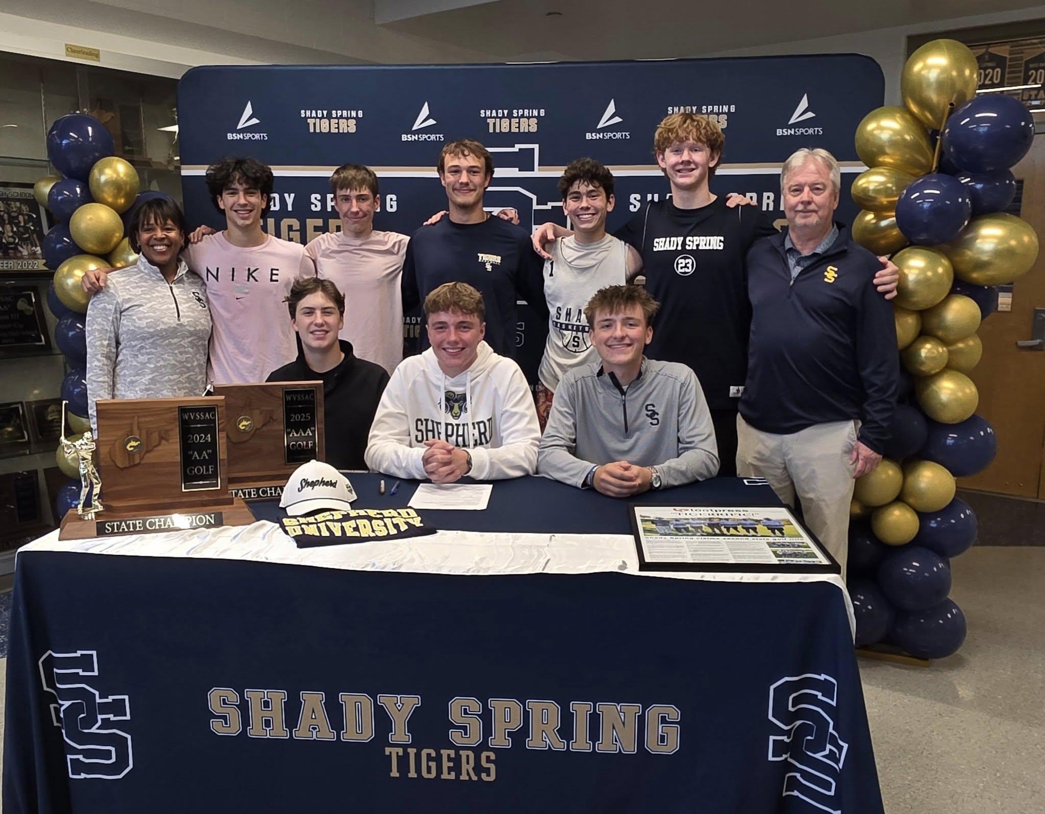HS Golf: Shady's Tyler Beard signs with Shepherd University