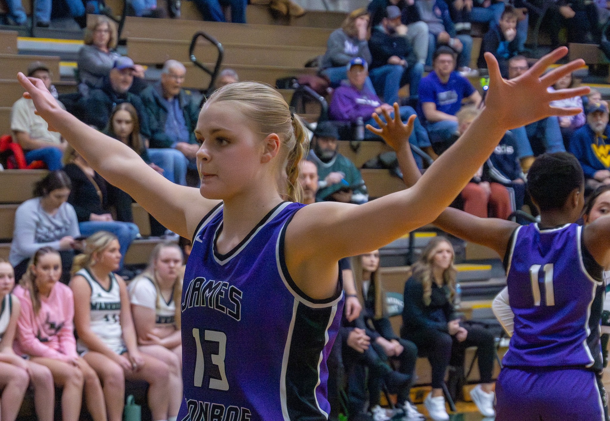 HS Girls Basketball: James Monroe tramples Wyoming East