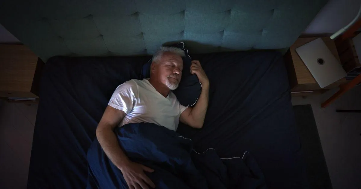 man sleeping