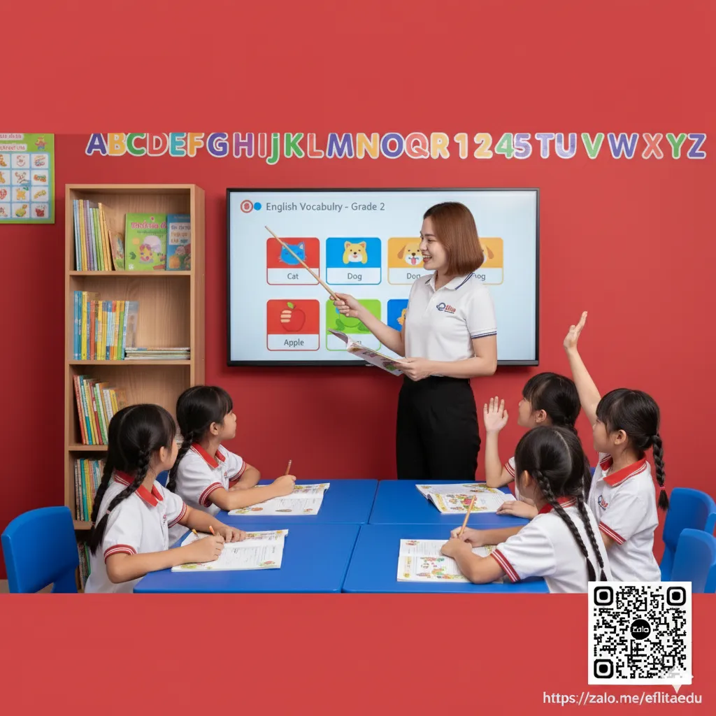 Tổng hợp từ vựng tiếng Anh lớp 2 theo sách giáo khoa cho bé học