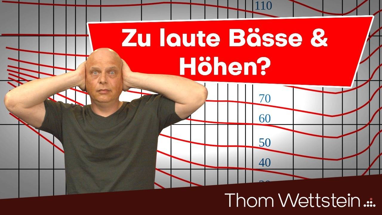 Zu laute Bässe und Höhen? - Der Trick für ausgewogene Mixes