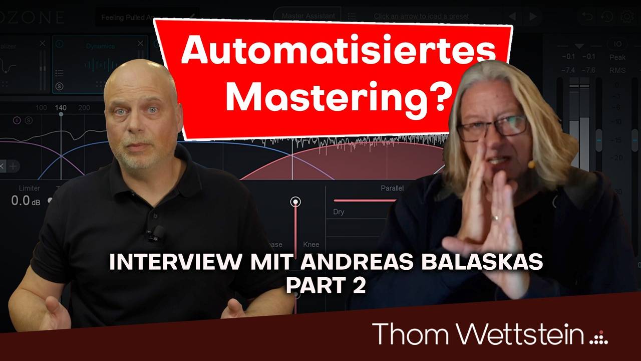 Automatisiertes Mastering - Interview mit Andreas Balaskas - Teil 2