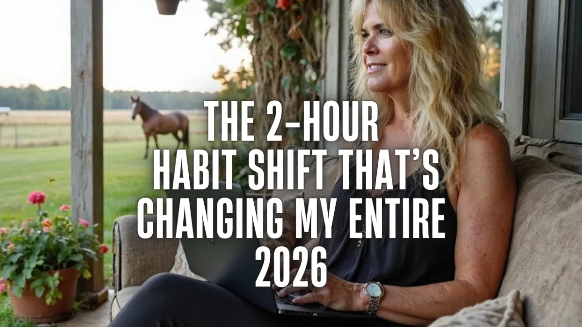 The 2-Hour Habit Shift That’s Changing My Entire 2026