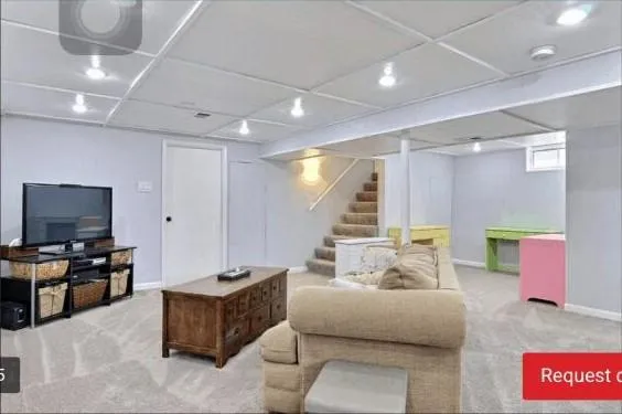 basement pic of a new remodel