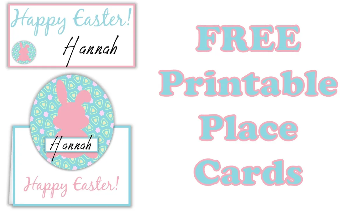 Easter Place Cards Printables