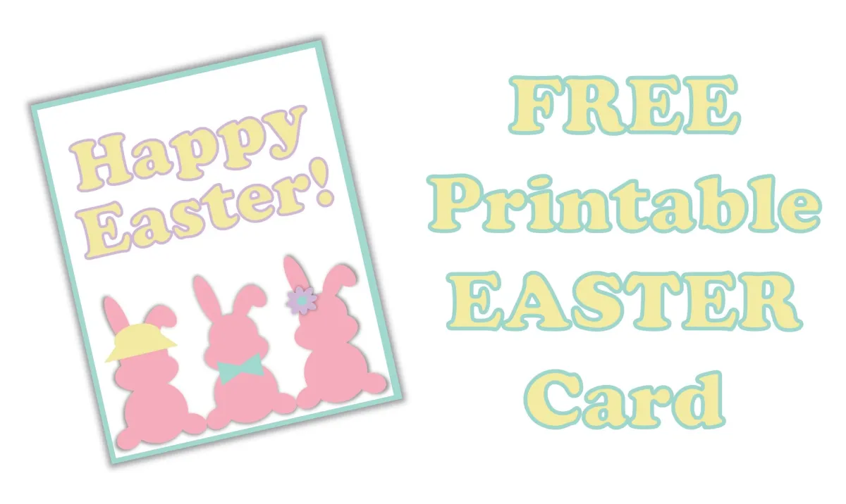 printable Easter card