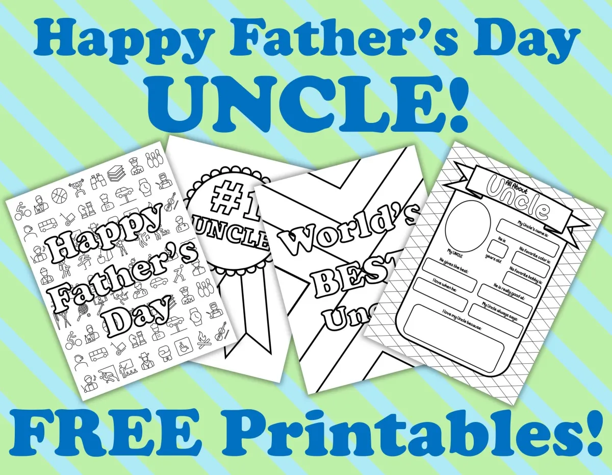 Father's Day Uncle Printables