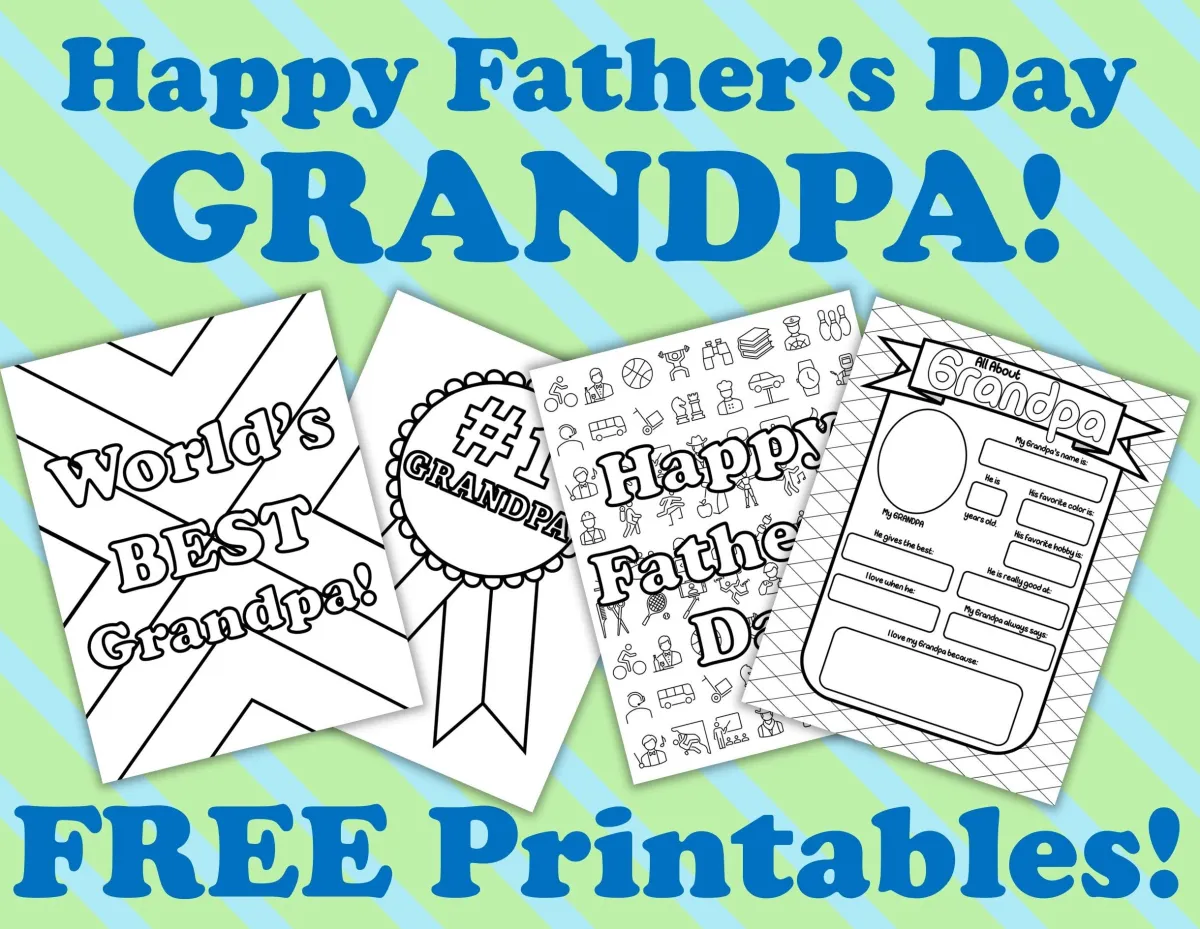 Father's Day Grandpa Printables