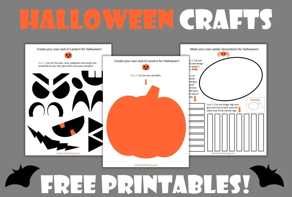 halloween crafts printables