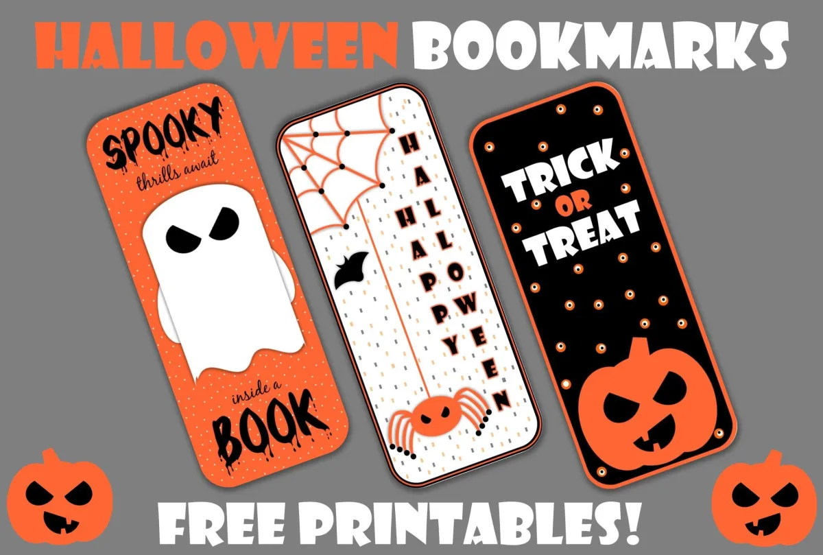 halloween bookmarks for kids