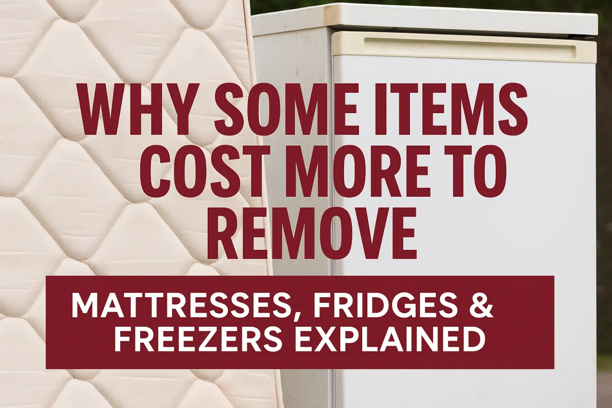 Why Mattresses, Fridges & Freezers Cost More to Remove in Huddersfield | Junk Jobs