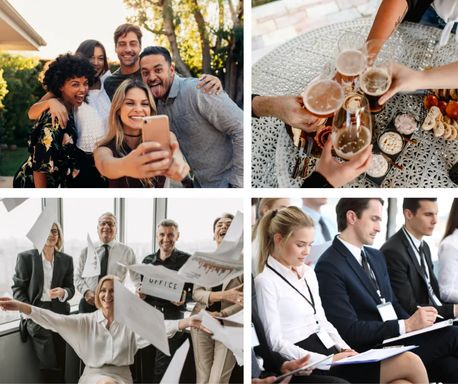 friends, business colleagues & family