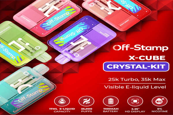 Off-Stamp x Cube Crystal 25000 Kit Available at a Vape shop in Illinois
