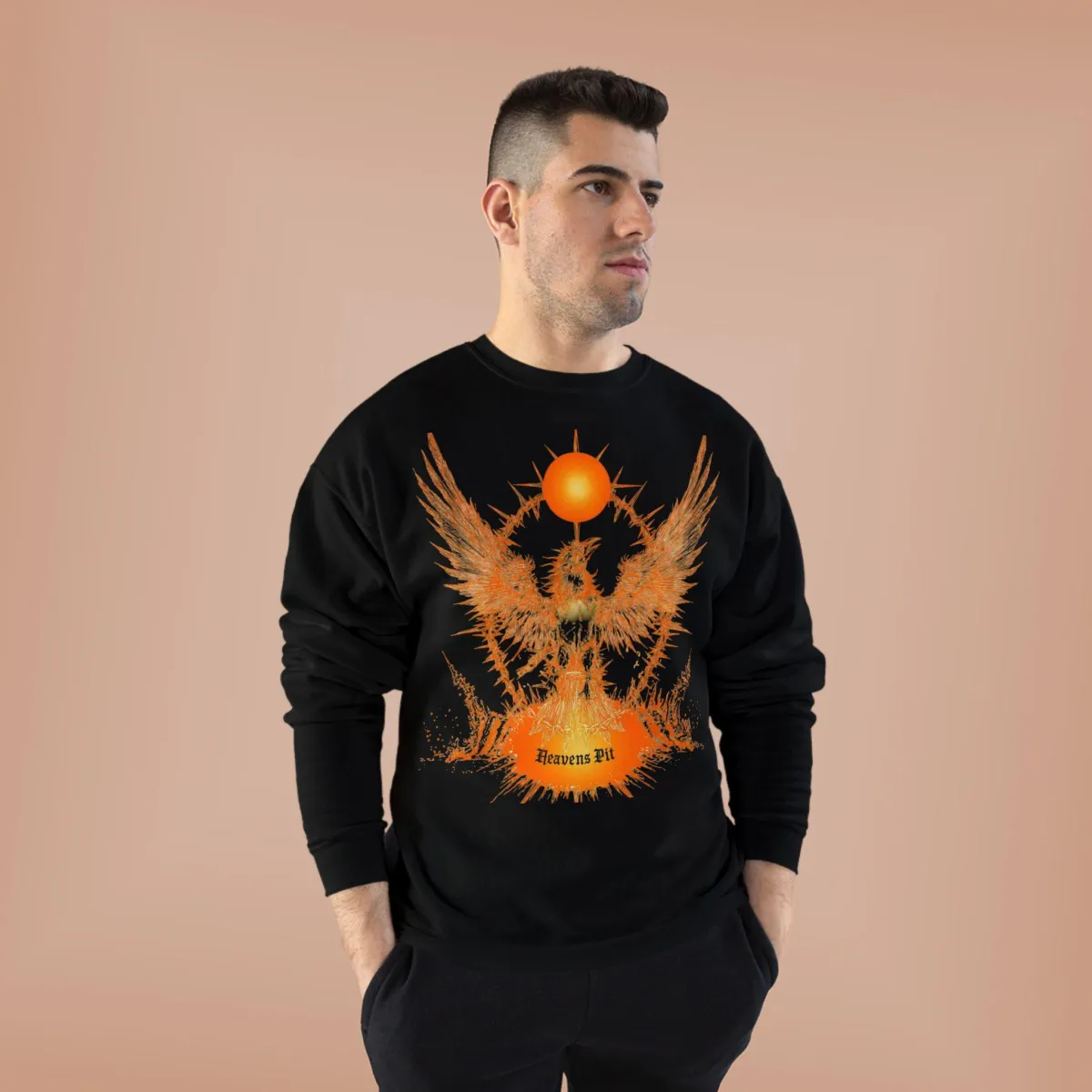 Heaven's Pit, Unisex EcoSmart® Crewneck Sweatshirt