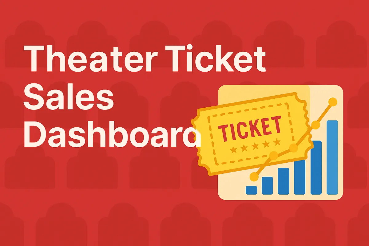 Theater Ticket Sales Dashboard: Simplify Your Sales Process