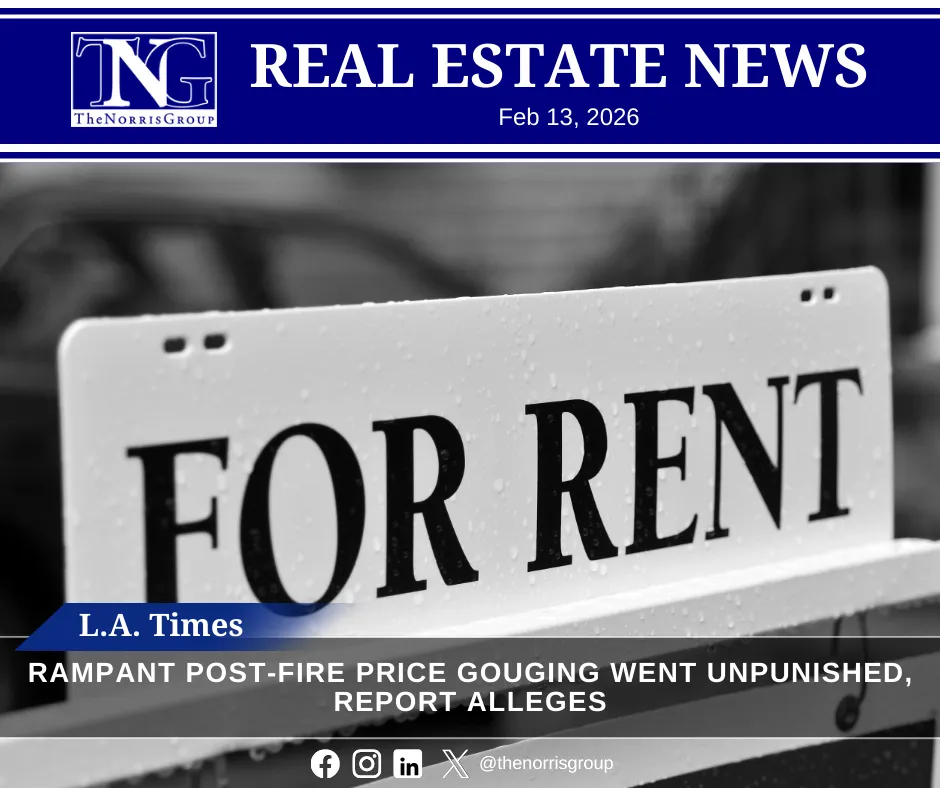 Real Estate News 02/13/2026