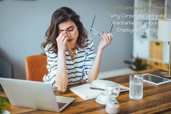 woman stressed at her desk