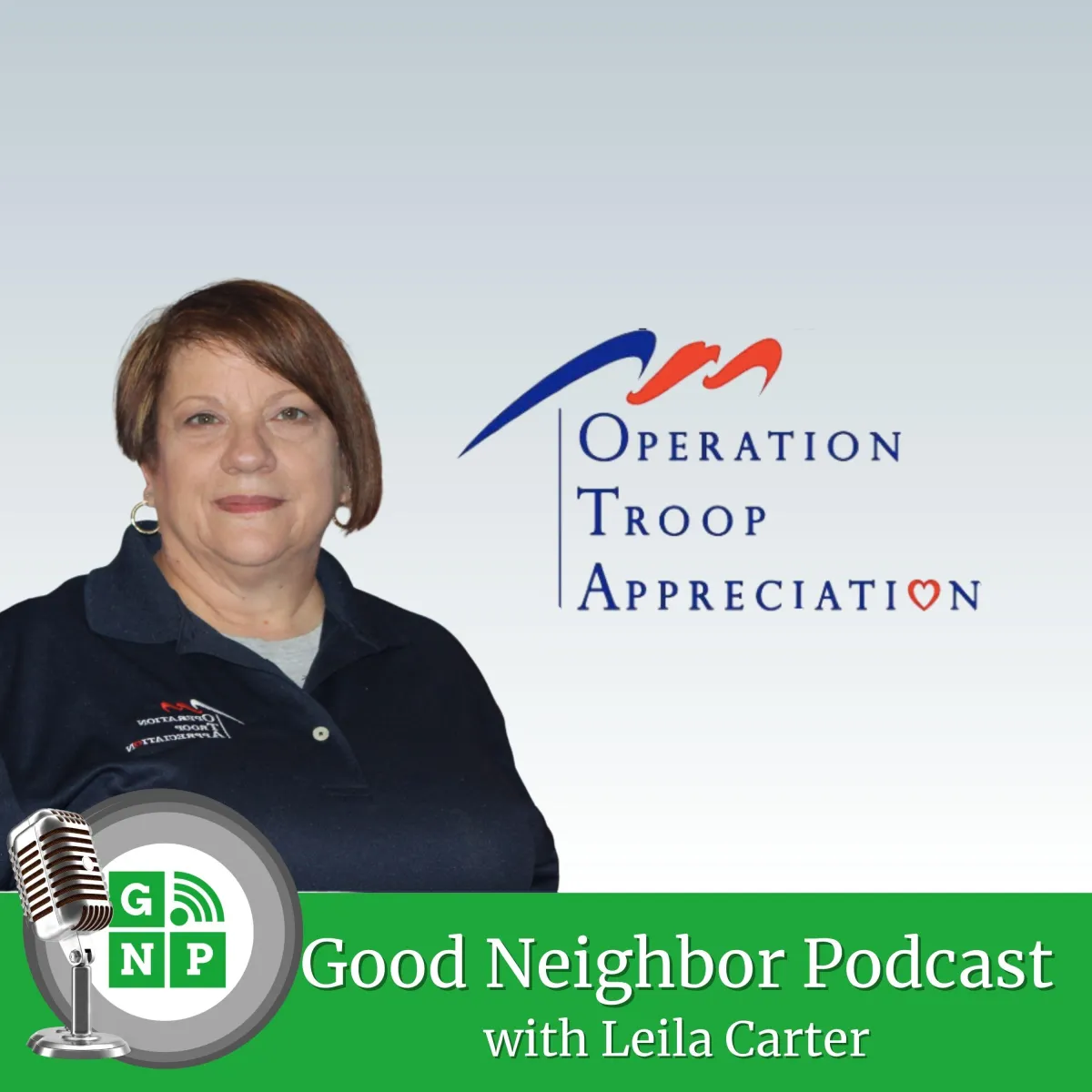 Monica Orluk with Operation Troop Appreciation