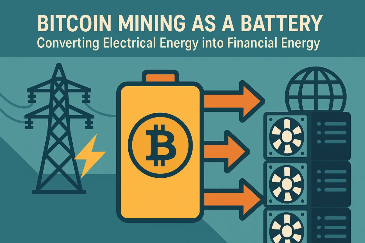 Bitcoin Mining as a Battery: Converting Electricity Into Financial Energy