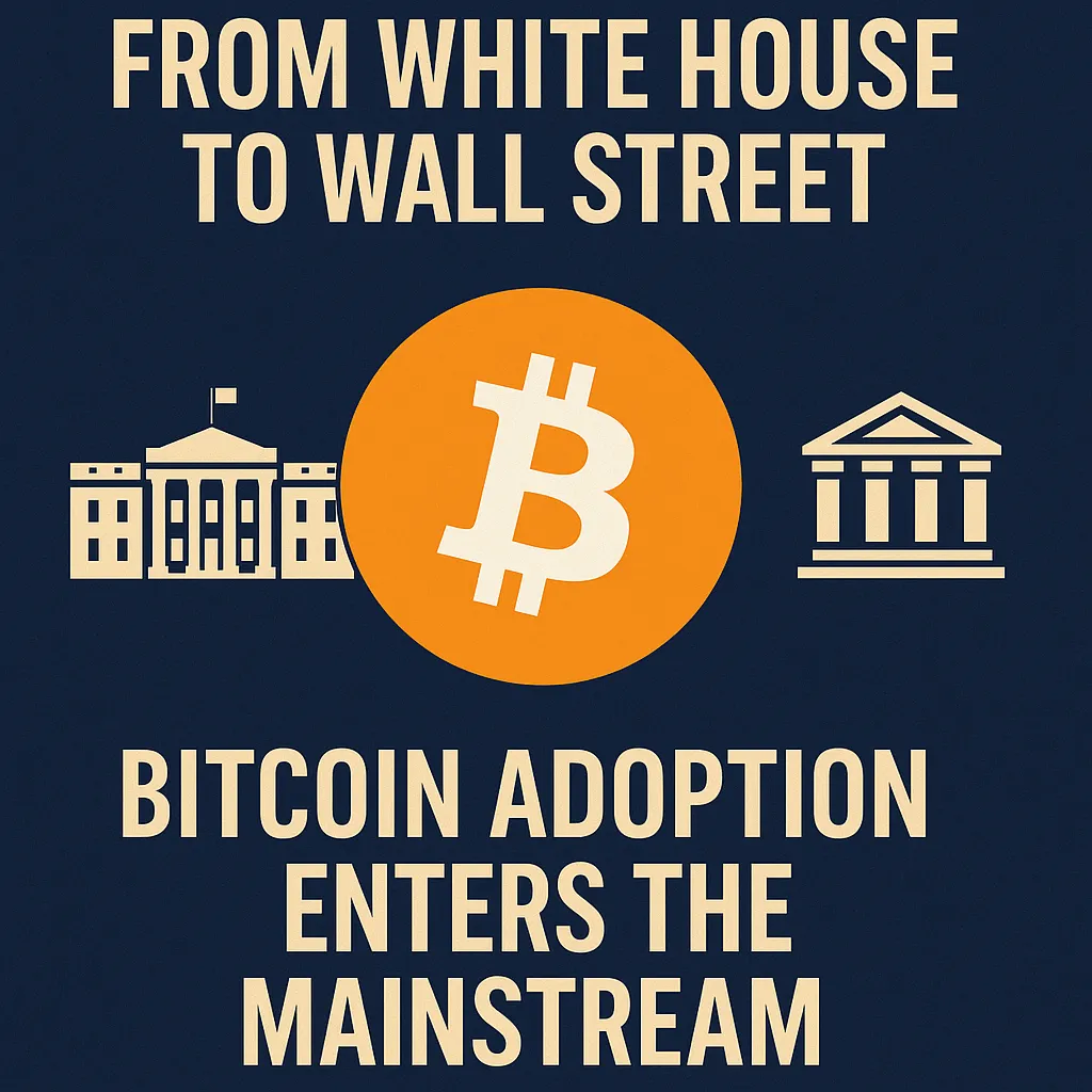 From White House to Wall Street: Bitcoin Adoption Enters the Mainstream