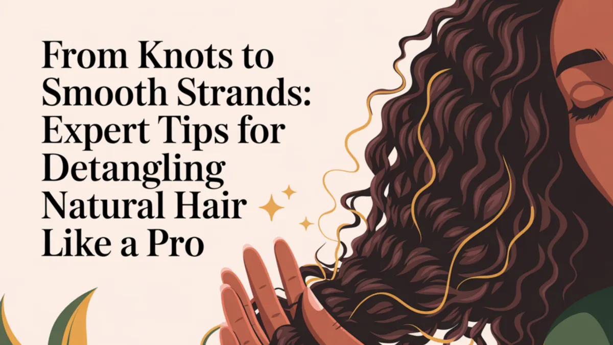 From Knots to Smooth Strands: Expert Tips for Detangling Natural Hair Like a Pro