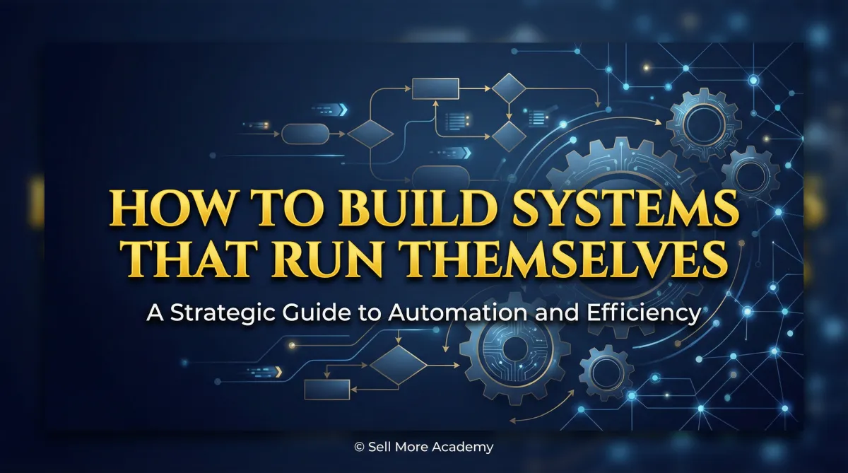 How to Sell More By Building Systems That Run Themselves