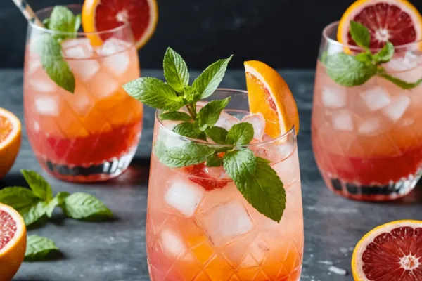 Revitalize Your Midlife with a Refreshing Blood Orange Calm Mocktail