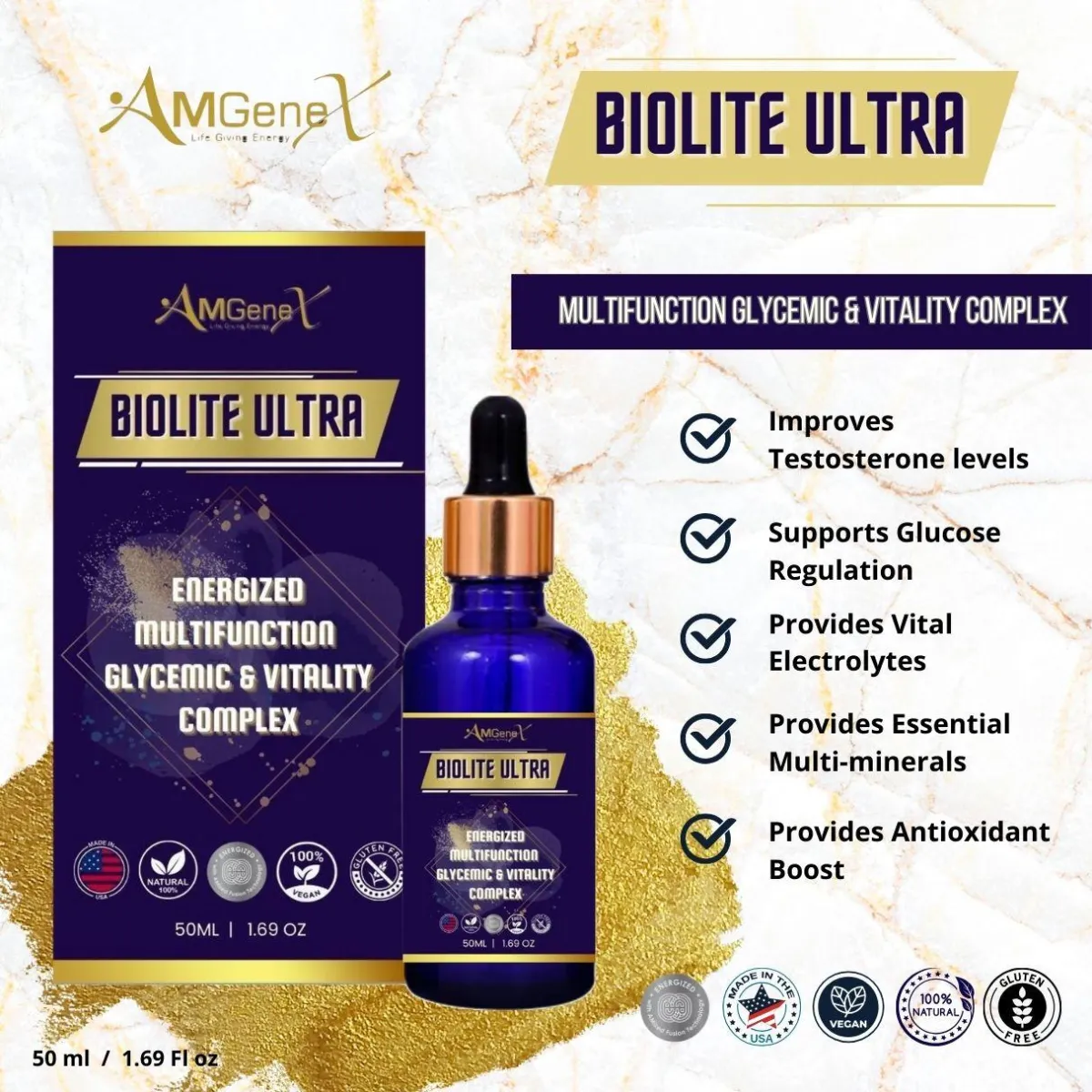 Biolite Ultra glycemic support vitality complex