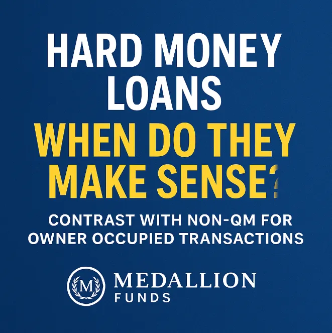 ⚡ Hard Money vs. Non-QM: The Smart Way to Finance Owner-Occupied Homes 🏦