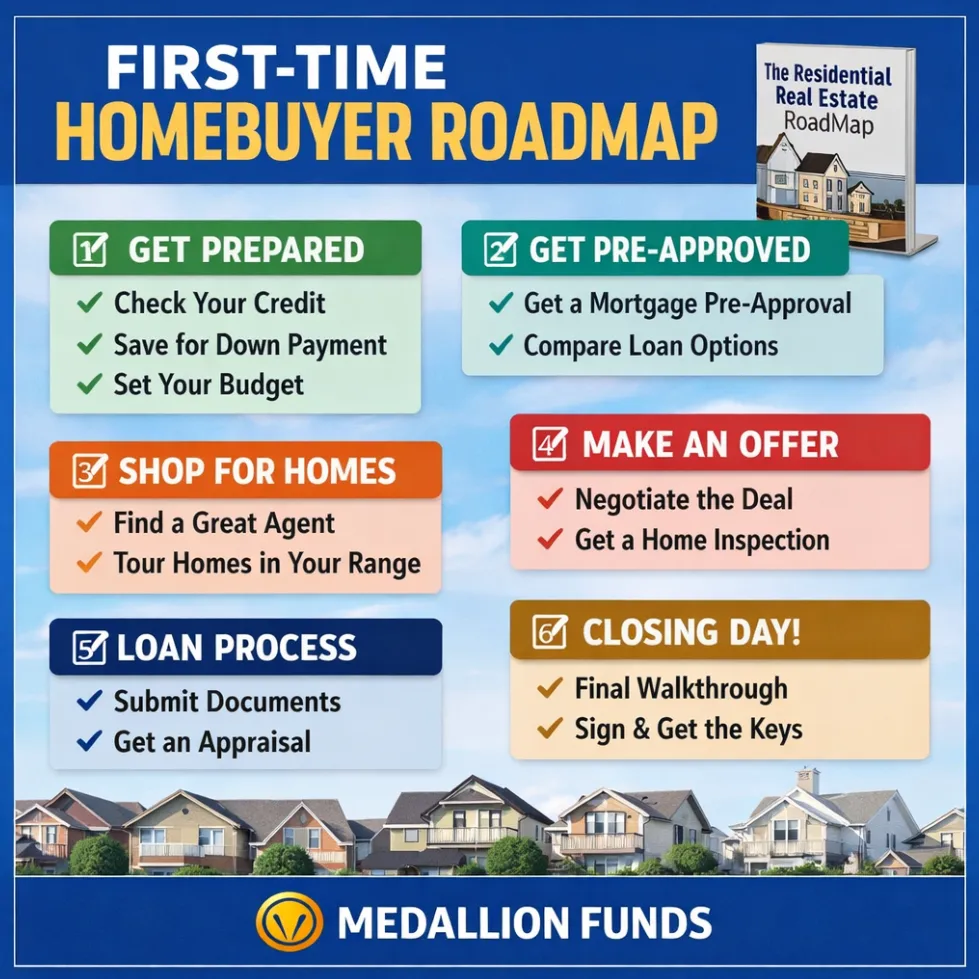 📋 First-Time Buyer Mortgage Checklist: Step-by-Step to Homeownership 🔑