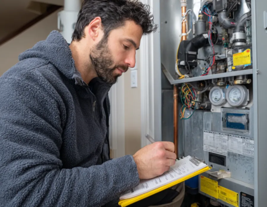 image while doing inspection